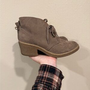 Merona Taupe Ankle Booties 7